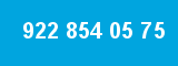 922 854 05 75